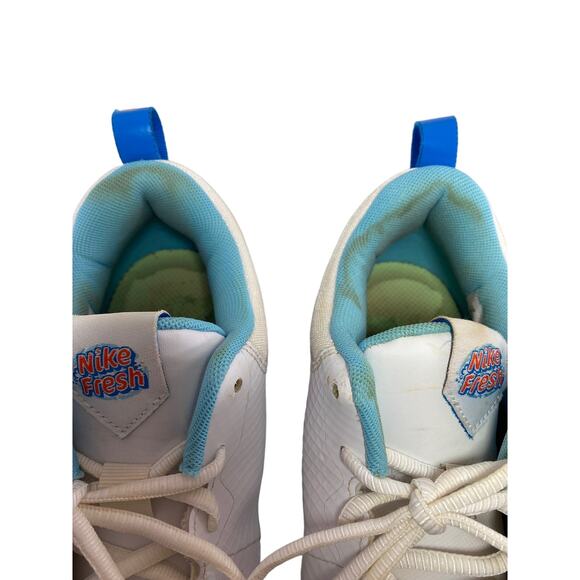 Nike Force Trout 9 Pro Mcs White-Photo Blue-Aquarius Blue Sz  9 - Picture 6 of 7